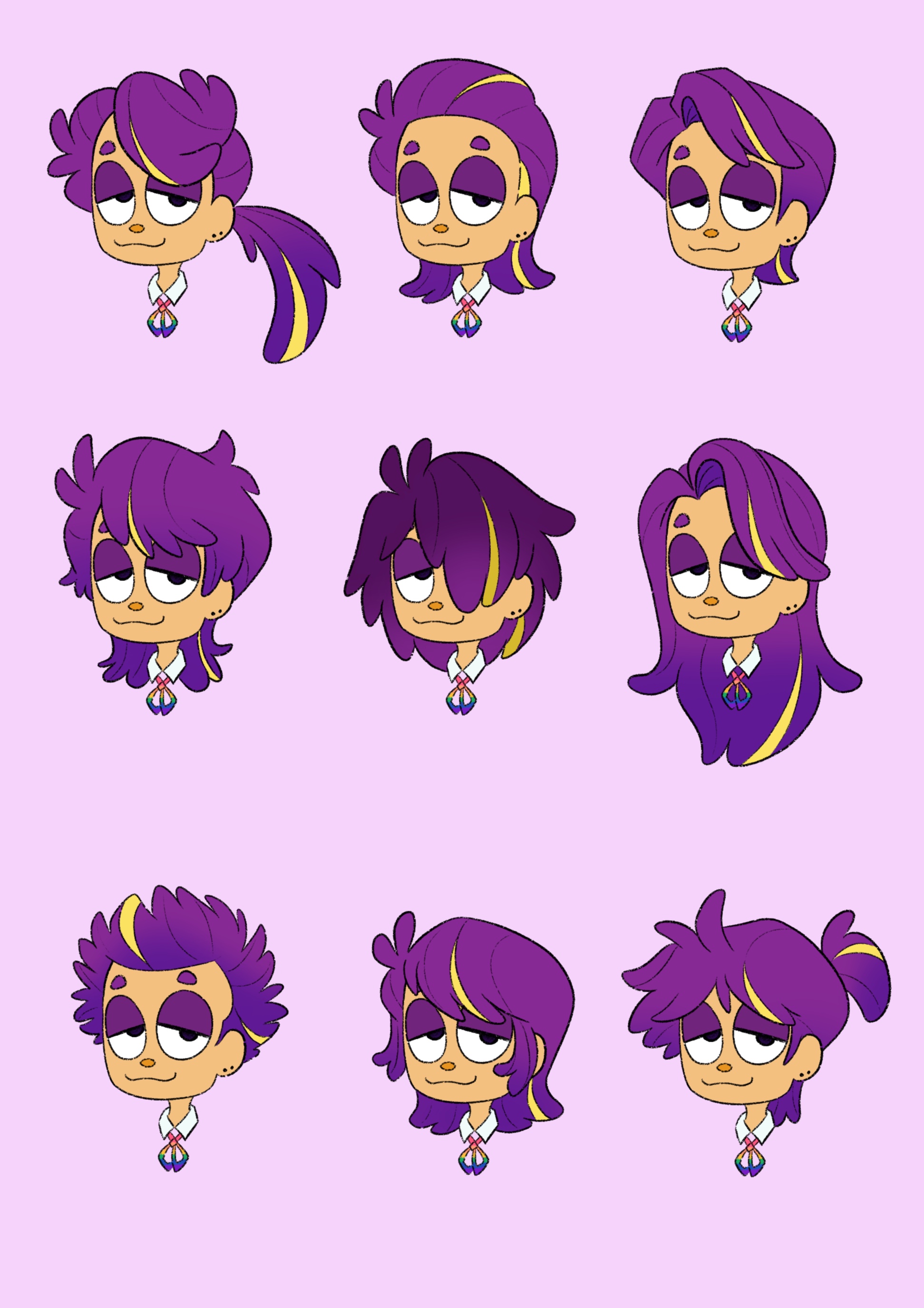 Farrell hairstyles, artwork from Tune Up
