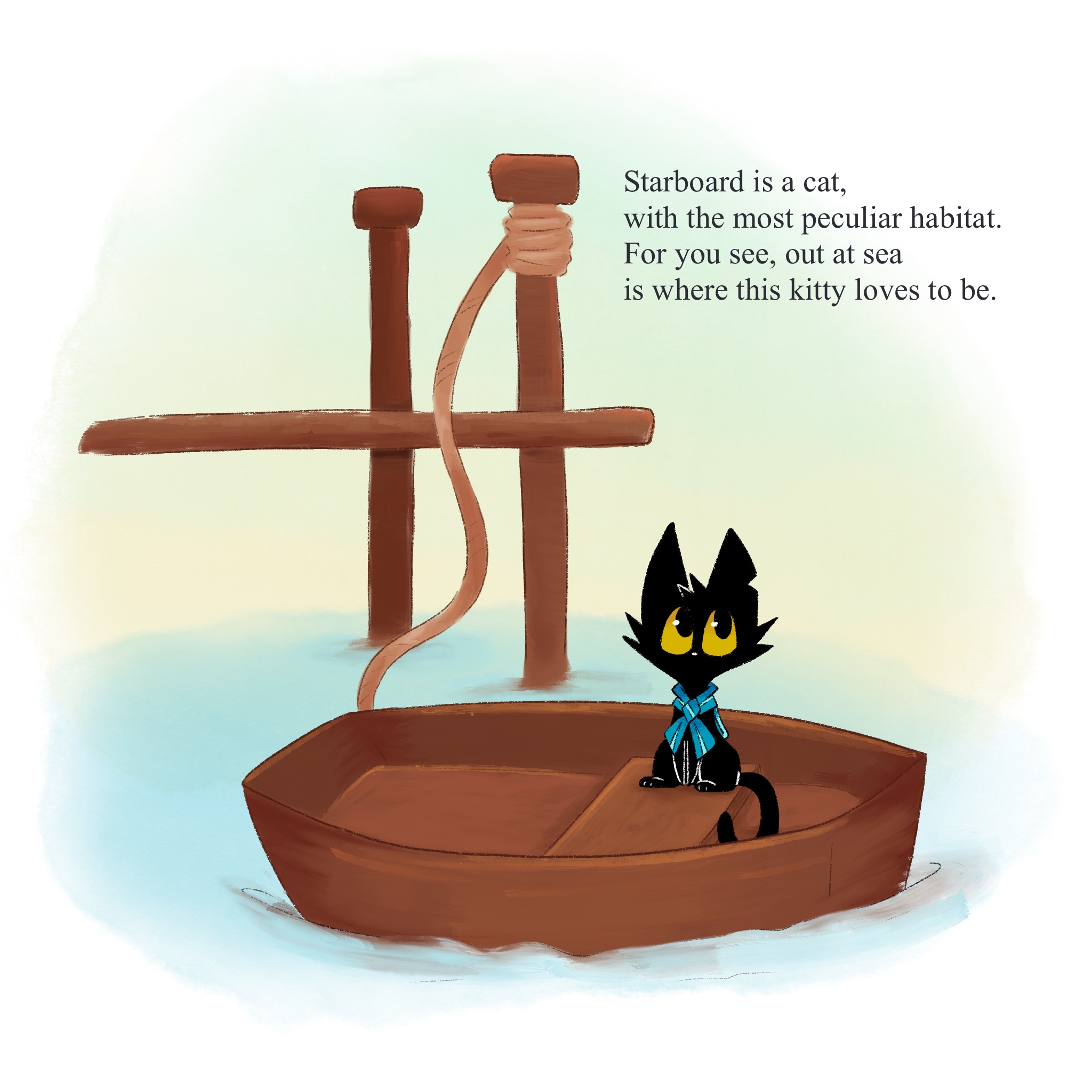 Starboard the Sea-Cat 1, artwork from Starboard the Sea-Cat