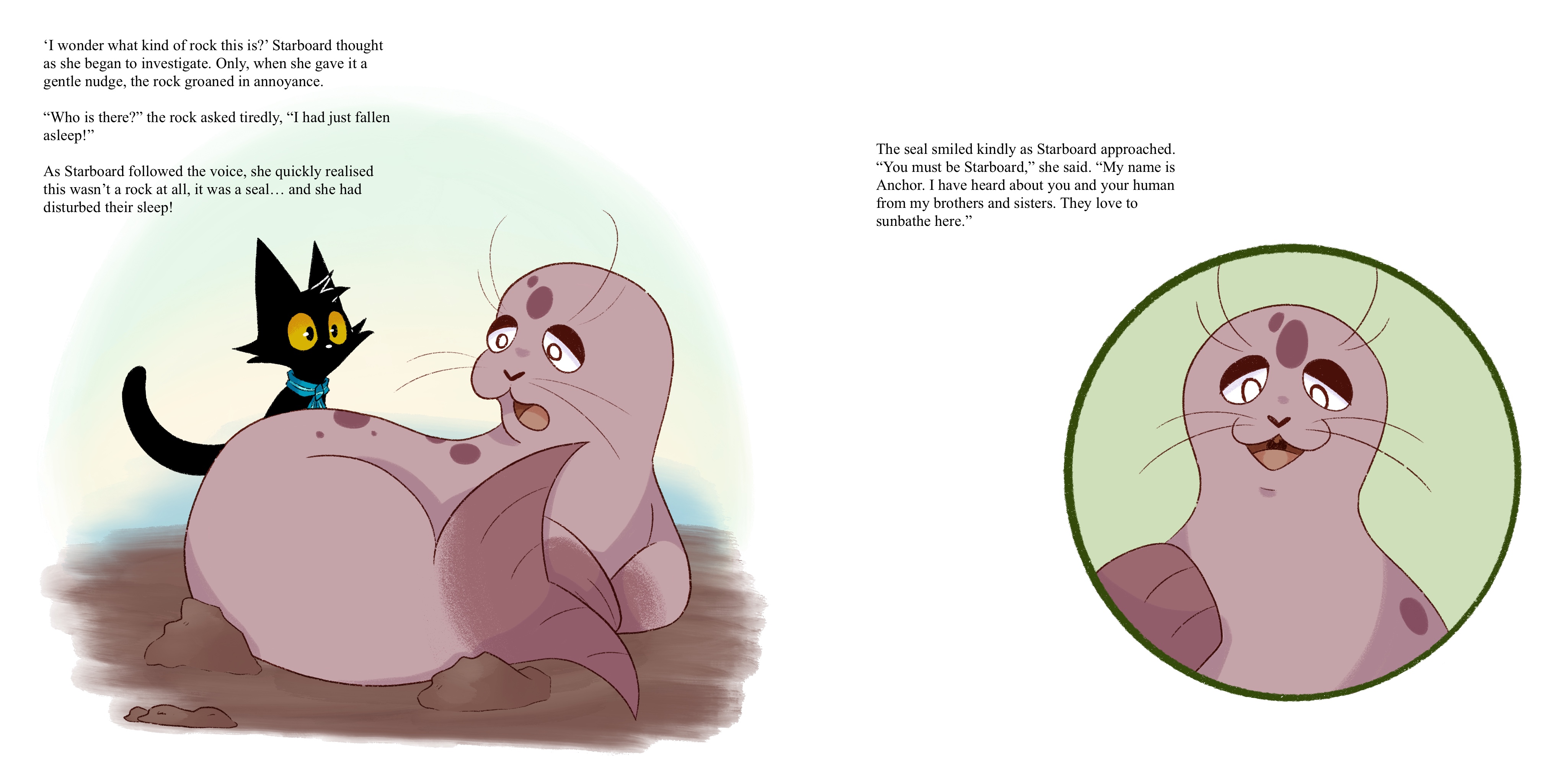 Seals 3, artwork from Starboard the Sea-Cat