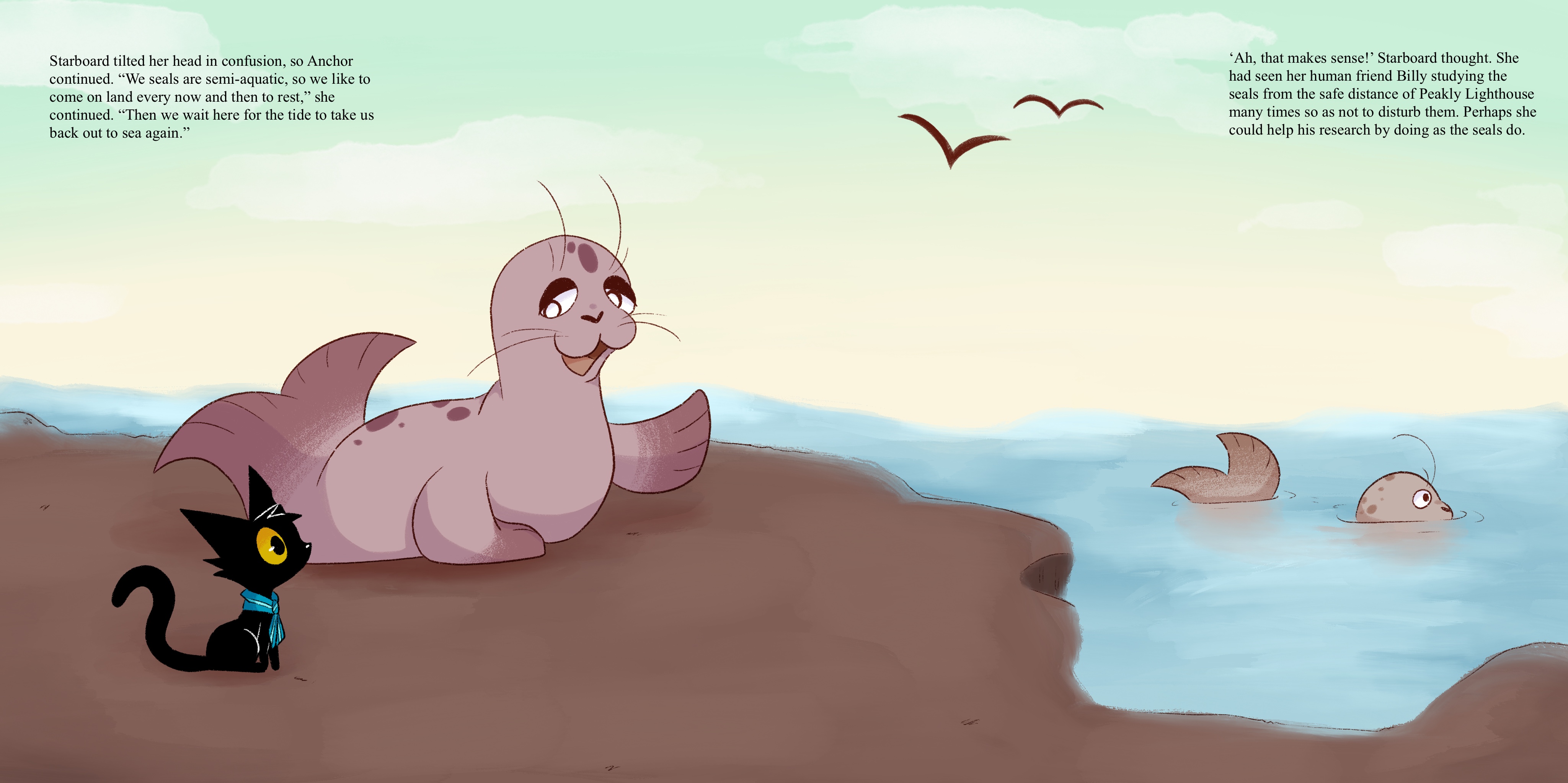 Seals 4, artwork from Starboard the Sea-Cat