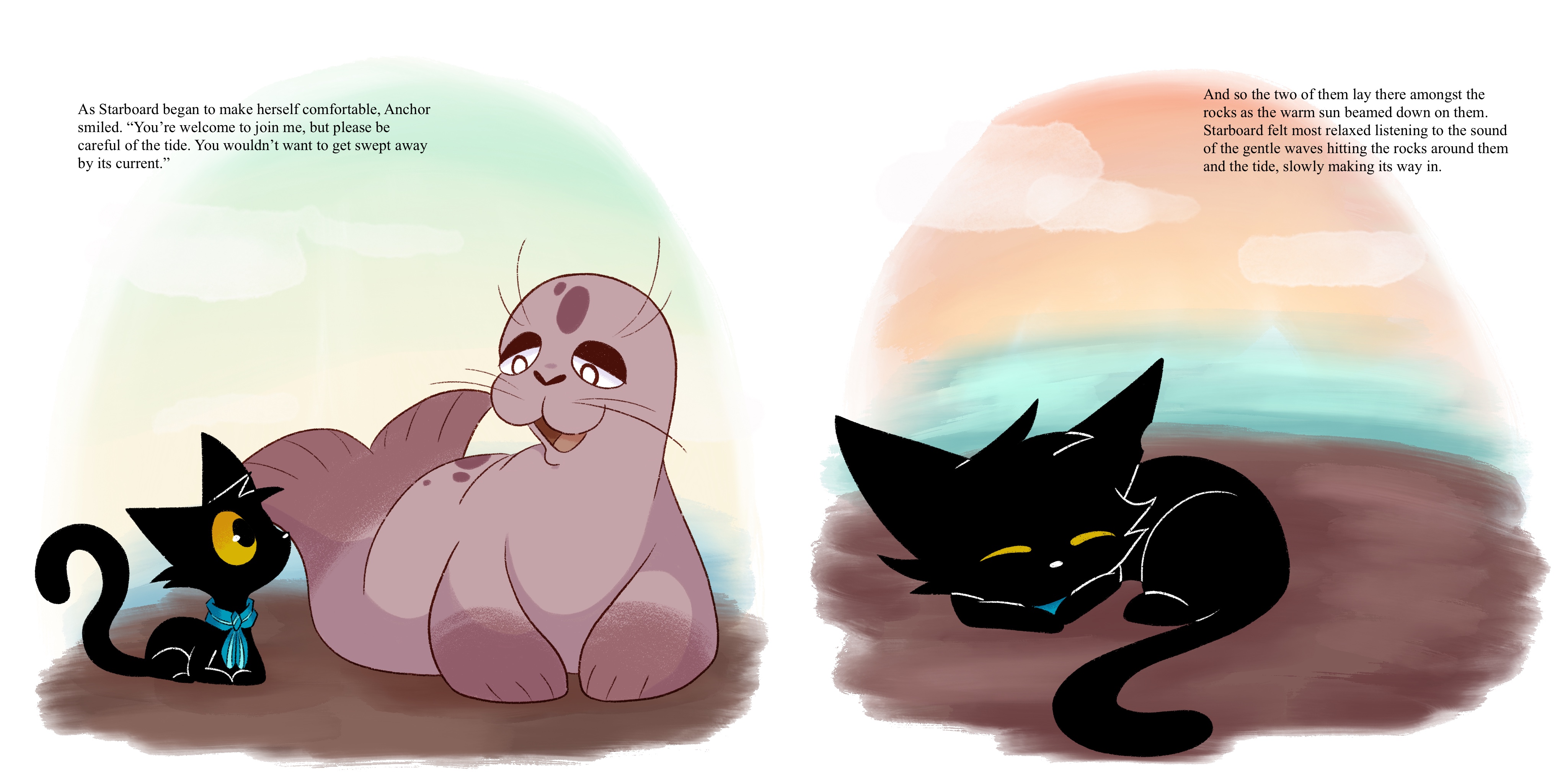 Seals 5, artwork from Starboard the Sea-Cat